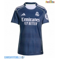 Camisa de time de futebol Real Madrid Dean Huijsen #24 Replicas 2º Equipamento Feminina 2025-26 Manga Curta